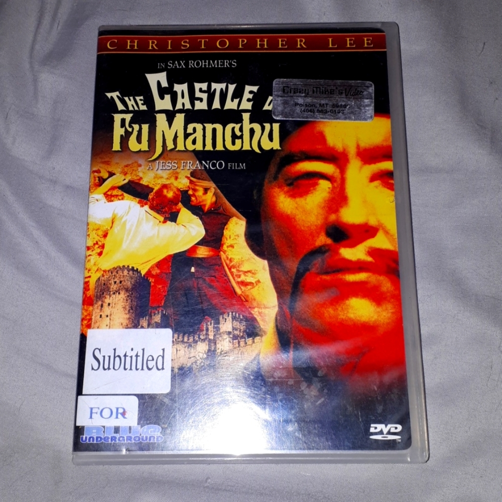 Sax Rohmer's The Castle of Fu Manchu Christopher Lee